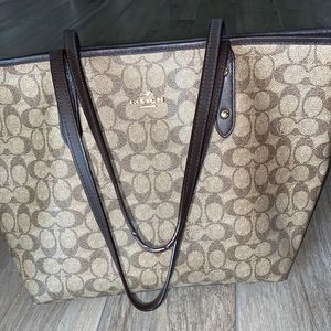 Coach canvas bag